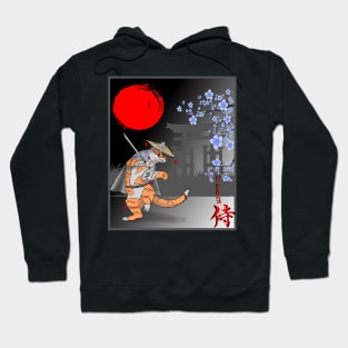 cat, Neko samurai Hoodie